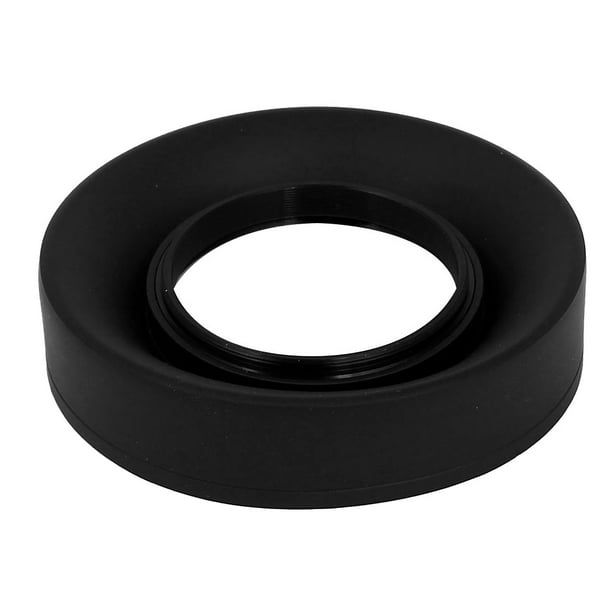 8 Sizes 3-Stage Collapsible 3 in 1 Rubber Lens Hood For Canon Nikon Pentax TB